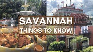 Things to Know BEFORE Visiting Savannah, Georgia - Savannah 10 Things to Know Before You Go!