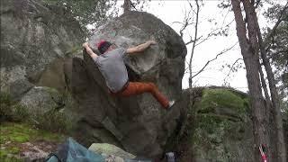 Fontainebleau - Rocher de la Reine - Les Grands en Boîte 7A+(7B)