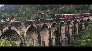 Ella Railway Station nestled in the picturesque hills of Sri Lanka Breathtaking view #ninearchbridge