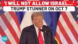 Trump’s Big Promise On October 7 Attack Anniversary: ‘I Will Not Allow Israel To…’ |Hamas |Hezbollah