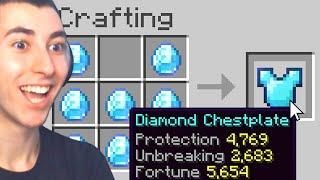 Minecraft, But You Enchant Every Time You Craft...