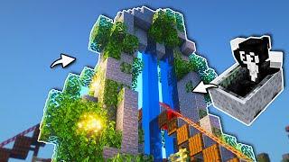 Roller Coaster in Minecraft: Timelapse