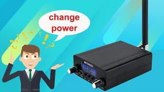 How to Change TR508 FM Transmitter Output Power 1