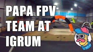 Papa FPV Team drone racing practice session at Igrum rc hobby club (Moscow, Russia)