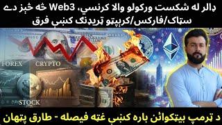 Dollar can be Defeated ? Stock vs Forex vs Crypto - Web 3 - Trump decision of Bitcoin - Tariq Pathan