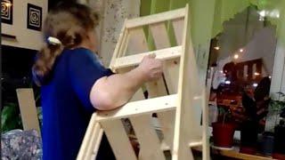 Собрала полку для цветов. Домашний движ.