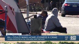New bill could make homelessness a crime