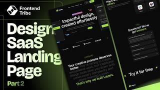 Build a NEXT LEVEL SaaS Landing Page with Next.js, React, TailwindCSS and Framer Motion | Part 2