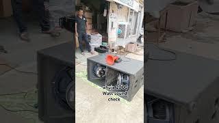 #ahuja 2000watt speaker sound test  #dj