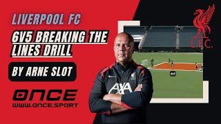  6v5 Breaking the Lines Drill | Liverpool Training by Arne Slot