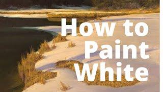 How to Paint White: Painting Snow, Clouds and Highlights.