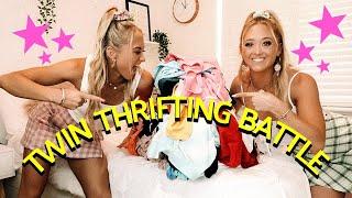 Thrifting Challenge ~ TWIN VS TWIN!