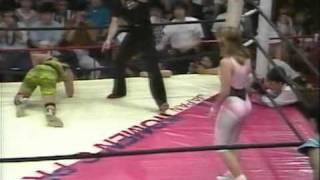 AJW - Esther Moreno & Mariko Yoshida vs Kyoko Inoue & Debbie Malenko (1/2)