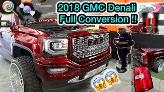 2014 To 2018 Gmc Denali Full Conversion CANDY PAINT!(Trokiando In the Bay Crunch) No More ROCKCHIPS!