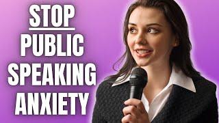 How to reduce anxiety before public speaking? [STOP your public speaking panic RIGHT NOW]