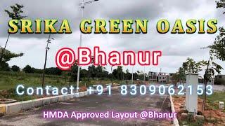 RESIDENTIAL PLOTS FOR SALE IN HMDA APPROVED LAYOUT AT BHANUR || MOKILA || SHANKARAPLLY || HYDERABAD