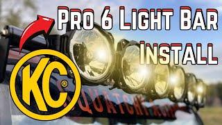 KC Pro6 Light Bar Jeep TJ Installation