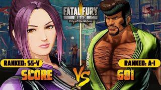 Fatal Fury: CotW  SCORE (Mai) Vs GO1 (Marco)FATAL FURY CotW High Level Gameplay!