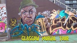 Graffiti ,murals of Glasgow river clyde the new tourist attraction going viral.