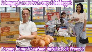 GAK NYANGKA NEMU BUAH CEMPEDAK DI INGGRIS || BORONG BANYAK SEAFOOD UNTUK STOCK FREEZER