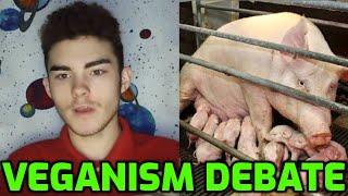 Vegan vs Meat Eater DEBATE / Ethan Bishop vs. Denise