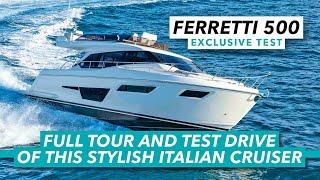 Ferretti 500 full yacht tour and test drive | A study in understated class | Motor Boat & Yachting