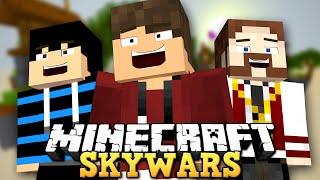 BATALHA ÉPICA! 1 VENCEDOR! - SKYWARS DOS YOUTUBERS - Minecraft