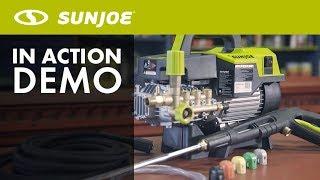 SPX9004-PRO - Sun Joe Commercial Series Electric Direct Drive Pressure Washer Live Demo