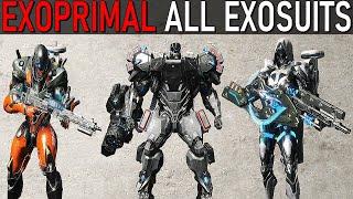 Exoprimal - All Exosuits / All Weapons