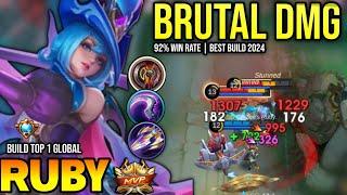 RUBY BEST BUILD 2024 | BUILD TOP GLOBAL RUBY GAMEPLA | MOBILE LEGENDS