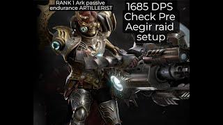 Lost ark RANK 1 Ark passive Artillerist Aegir Pre RAID DPS CHECK After undeserved ban