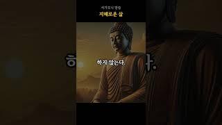 지혜로운 삶 | 석가모니 명언 #명상 #마음치유 #석가모니말씀