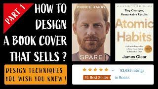 KDP Book Cover Design Tutorial : Design Secrets for Indie Authors & Low Content Books 2023 [Part 1]