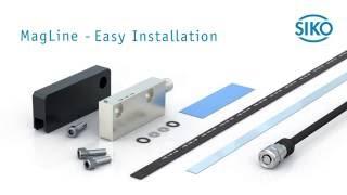 SIKO MagLine - Easy Installation of Magnetic Sensor and Band