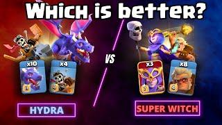 I COMPARE Hydra vs. Super Witches in the ULTIMATE SHOWDOWN! | TH16 Best Attacks