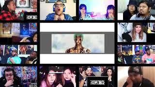  Youtubers React to Zoro Nothing Happened // Zoro Nothing Happened Reaction Mashup
