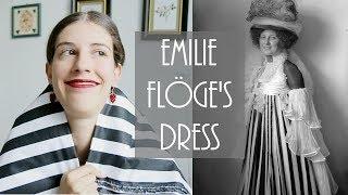 Recreating Emilie Flöge's 1909 Dress, Pt 1 - #TheStripeyChallenge