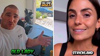 SEAN STRICKLAND CLAPS BACK AT IAN GARRY'S WIFE AFTER SHE TRASHES HIM IN NEW VIDEO