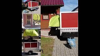 Mini Wohnwagen Mini Camper Absetzkabine für PKW Anhänger