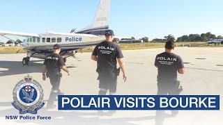 PolAir visits Bourke - NSW Police Force