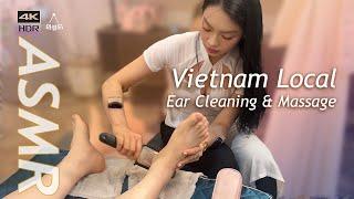 ASMR | Lovely Vietnamese Girl | She gave me an ear cleaning and massage