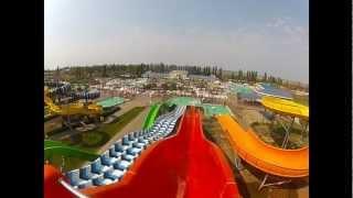 GoPro HERO2 Украина, аквапарк и приколы в Коблево / Funny moments in waterpark