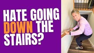 2 exercises to REDUCE knee pain down the stairs