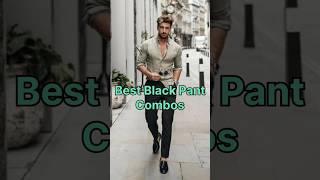  Outfit Combos _Black Colour For Men's #fashion #style #formalwear #casual