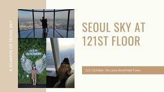 Seoul Sky at 123rd Floor l Lotte World Tower #shorts #seoulsky #sherlynkimvlogs