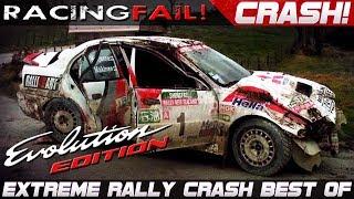 MITSUBISHI LANCER EVO Crashing Hard Compilation 2018 | RACINGFAIL