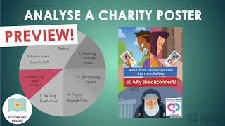 Analysing Visual Texts - Visual Techniques in a Charity Poster - English Essentials