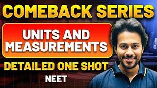 Units and Measurements | Detailed One Shot | NEET Physics | Comeback Series | Kshitiz Sir | Rankplus