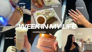 week in my life - girls day, nails, pedicure, dinner, spooky season event, deep cleaning, self care