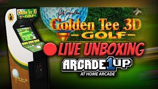 Arcade1Up Golden Tee 3D Golf LIVE Unboxing Assembly & First Impressions!